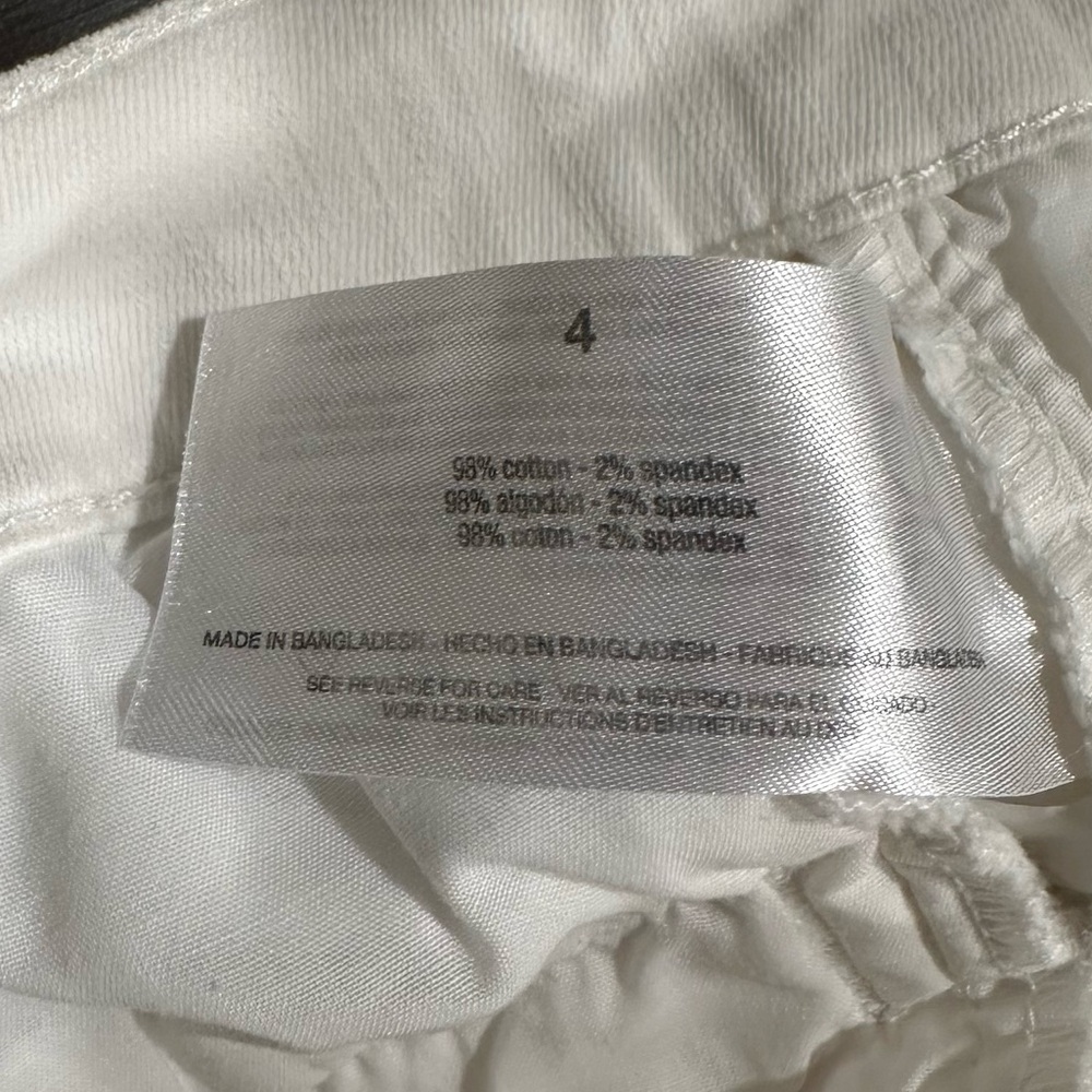 Wide Leg High Waisted Cropped Pants Size 4 Beige Cream Coastal Cowgirl Spring - Picture 4 of 8